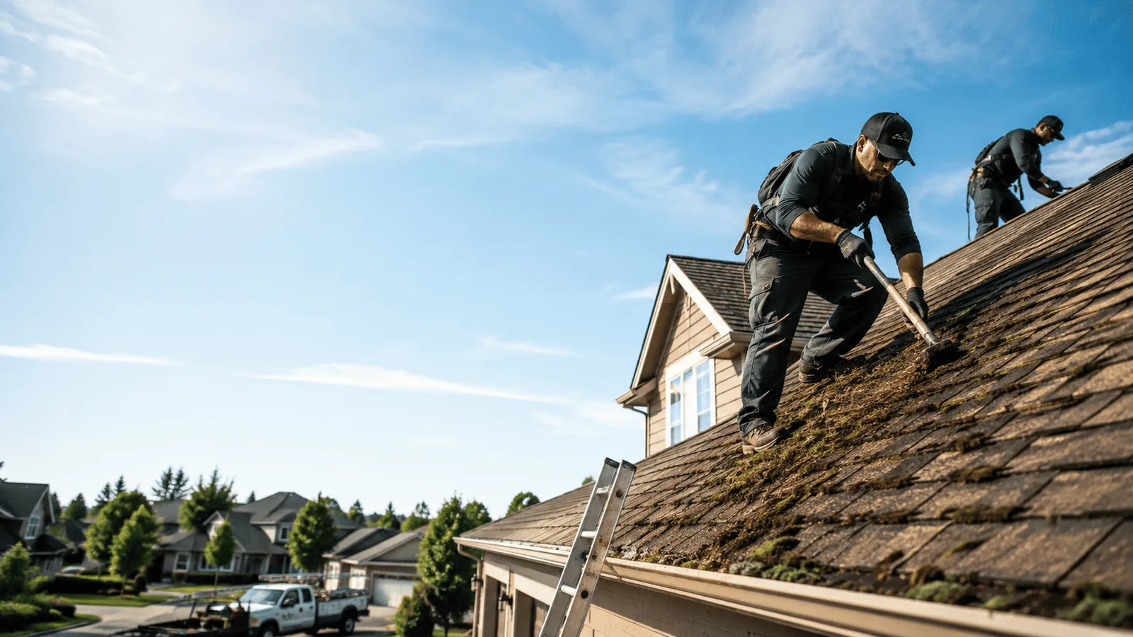 Roof Moss Removal in East Windsor, CT near me